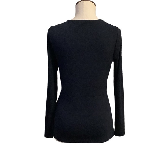 WHITE HOUSE BLACK MARKET Surplice Top - Size XS - Picture 2 of 7